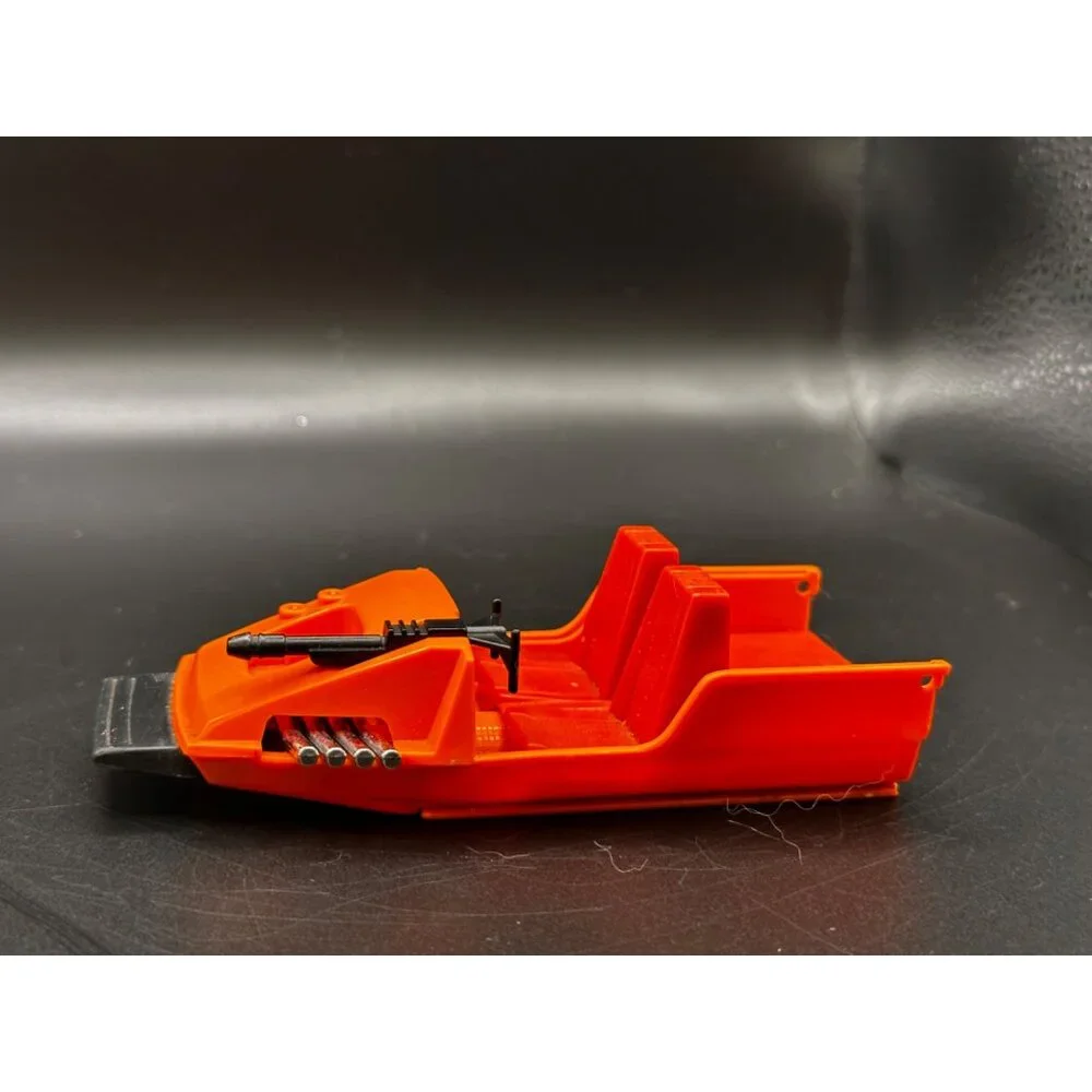 Vtg 1985 1980’s M.A.S.K. Orange Gator Hydroplane boat with gun‎ accessory Kenner
